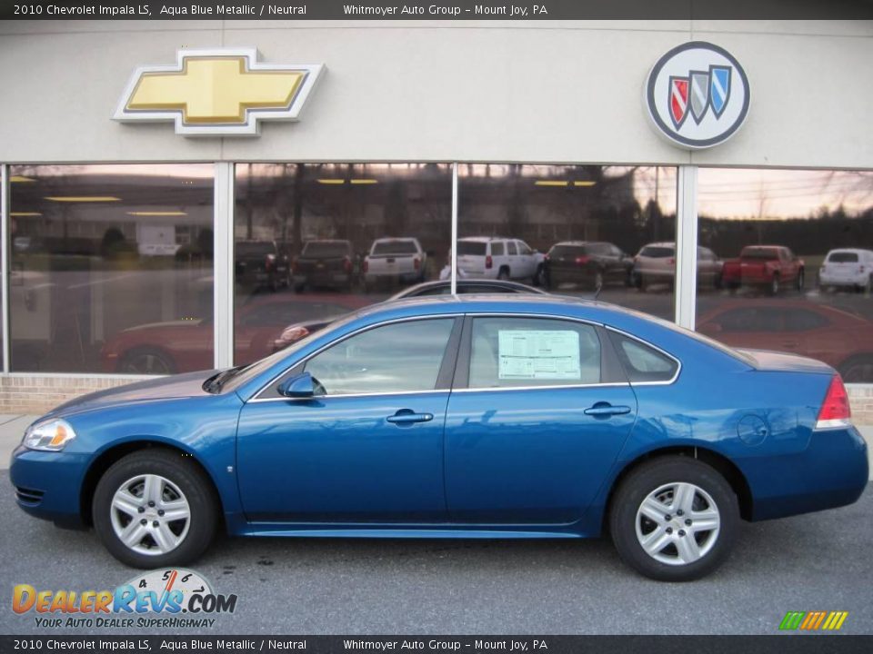 2010 Chevrolet Impala LS Aqua Blue Metallic / Neutral Photo #1