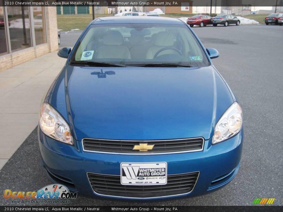 2010 Chevrolet Impala LS Aqua Blue Metallic / Neutral Photo #2