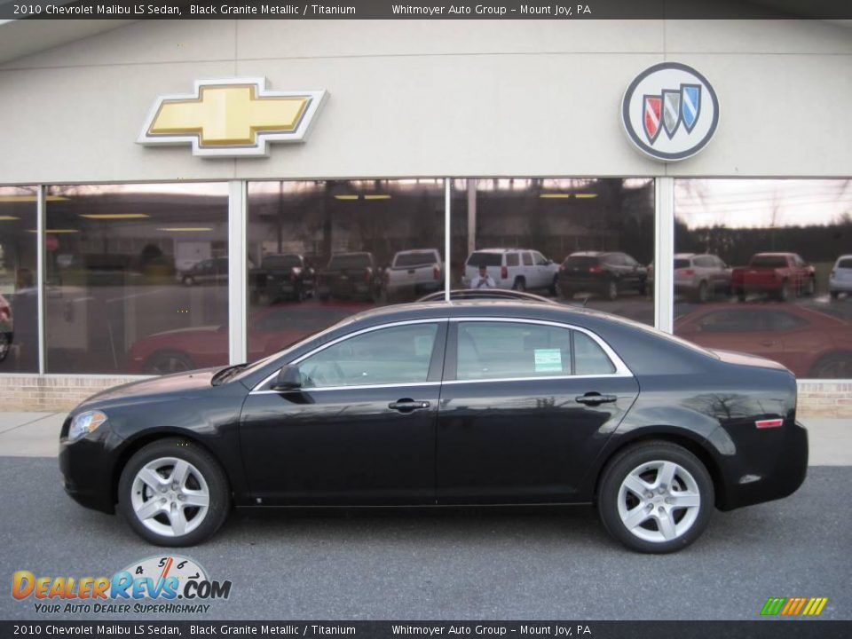 2010 Chevrolet Malibu LS Sedan Black Granite Metallic / Titanium Photo #1