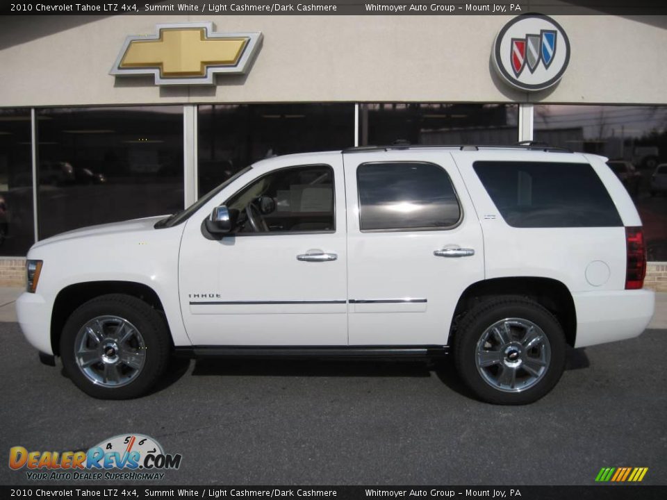 2010 Chevrolet Tahoe LTZ 4x4 Summit White / Light Cashmere/Dark Cashmere Photo #1