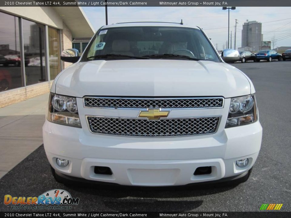 2010 Chevrolet Tahoe LTZ 4x4 Summit White / Light Cashmere/Dark Cashmere Photo #2