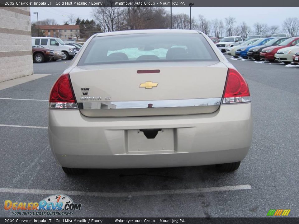 2009 Chevrolet Impala LT Gold Mist Metallic / Ebony Photo #8