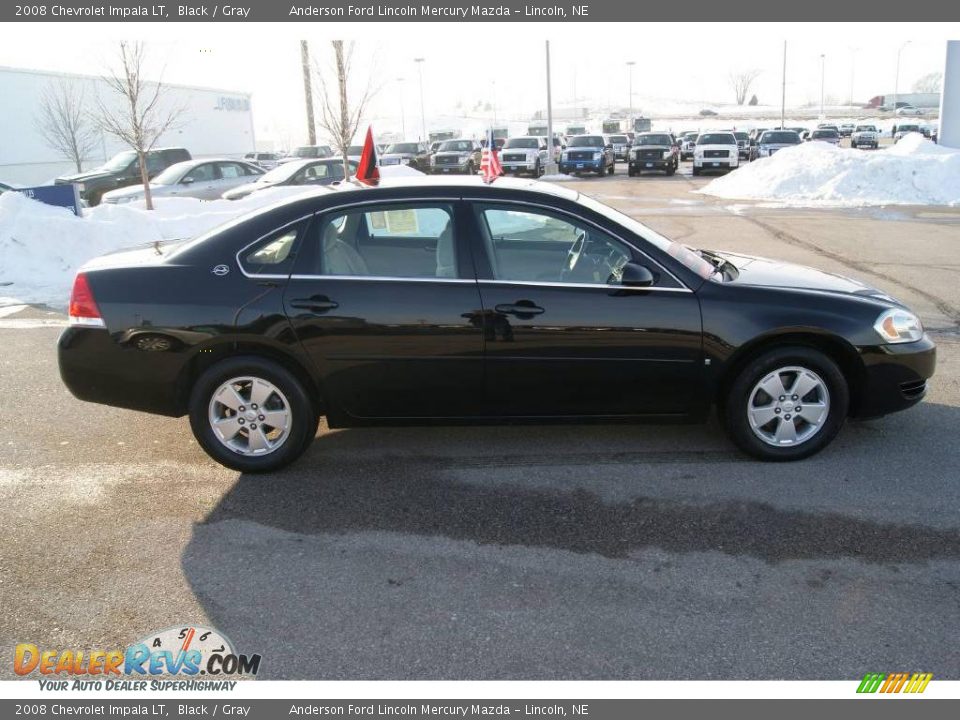 2008 Chevrolet Impala LT Black / Gray Photo #3