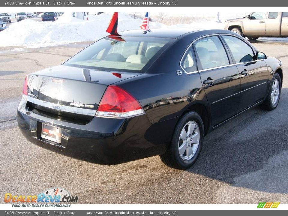 2008 Chevrolet Impala LT Black / Gray Photo #4