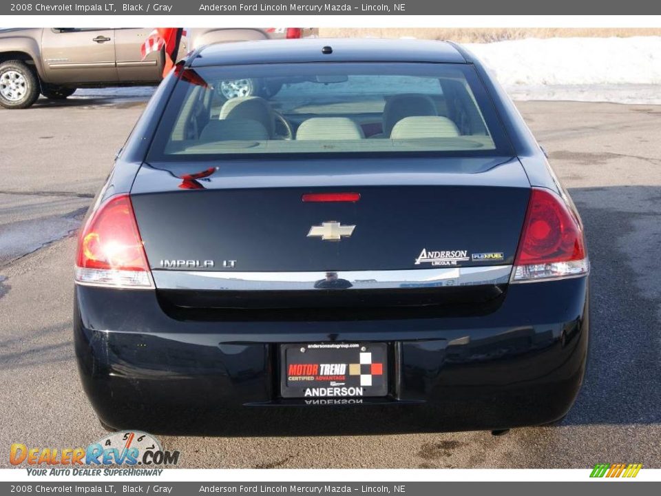 2008 Chevrolet Impala LT Black / Gray Photo #5