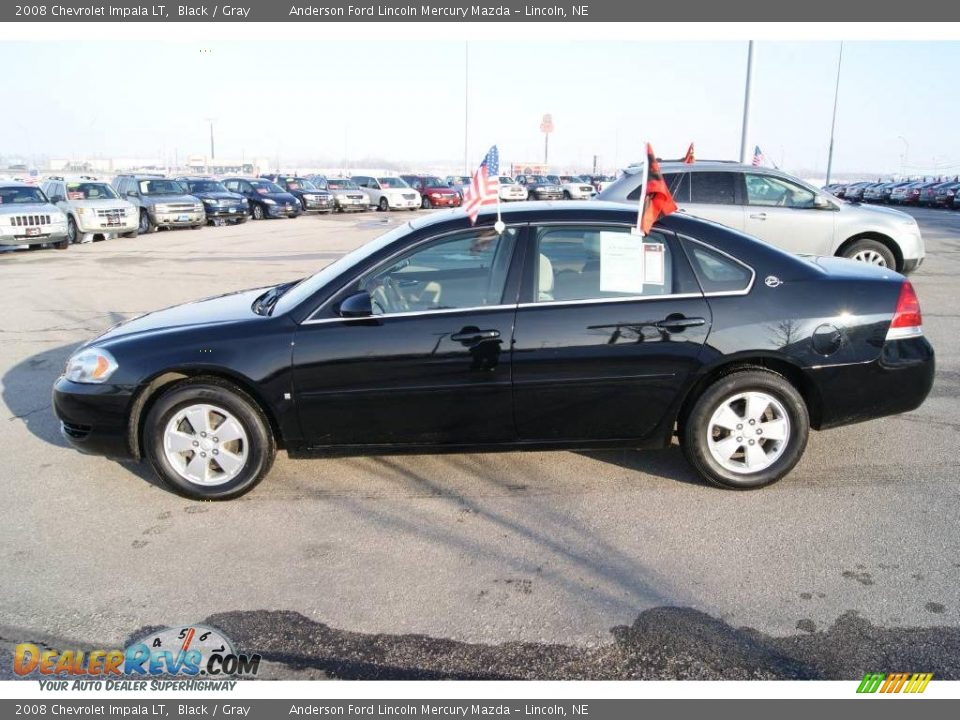 2008 Chevrolet Impala LT Black / Gray Photo #7