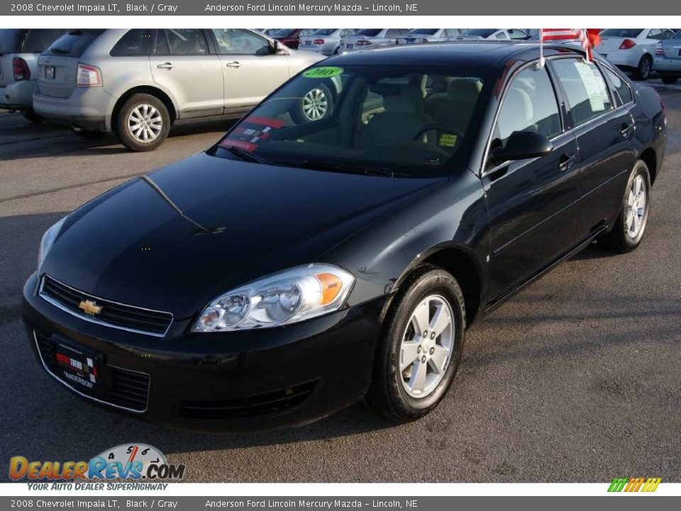 2008 Chevrolet Impala LT Black / Gray Photo #8