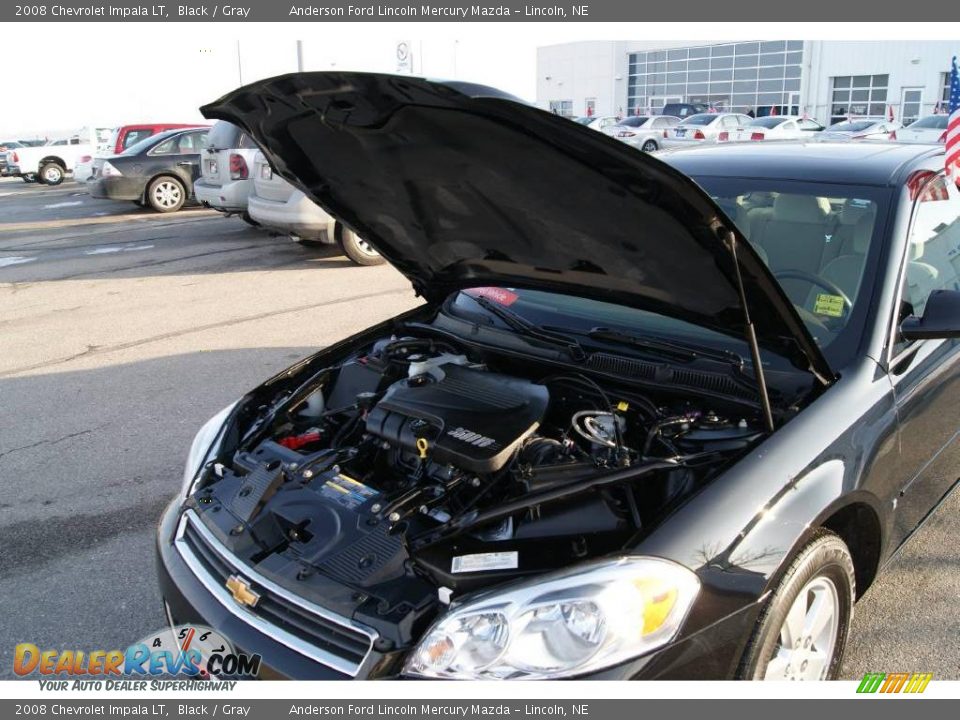 2008 Chevrolet Impala LT Black / Gray Photo #9