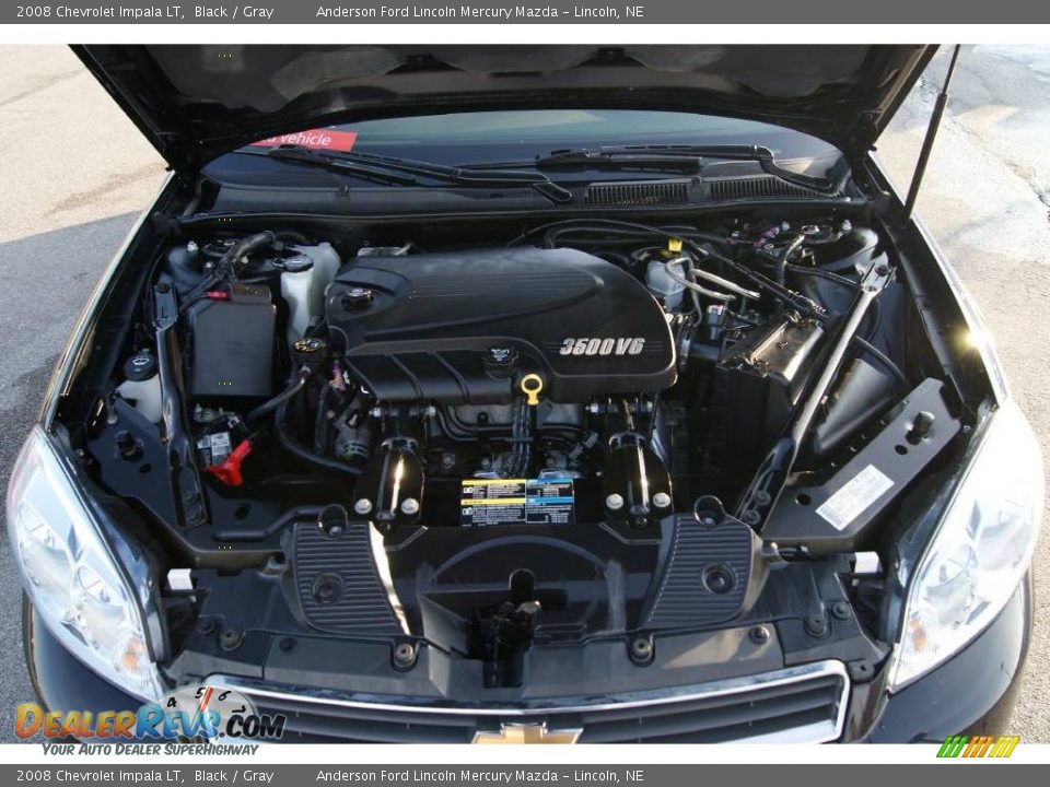 2008 Chevrolet Impala LT Black / Gray Photo #10