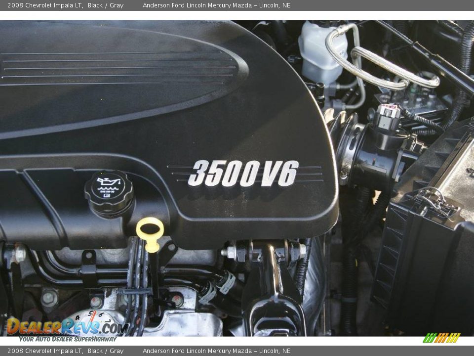 2008 Chevrolet Impala LT Black / Gray Photo #11