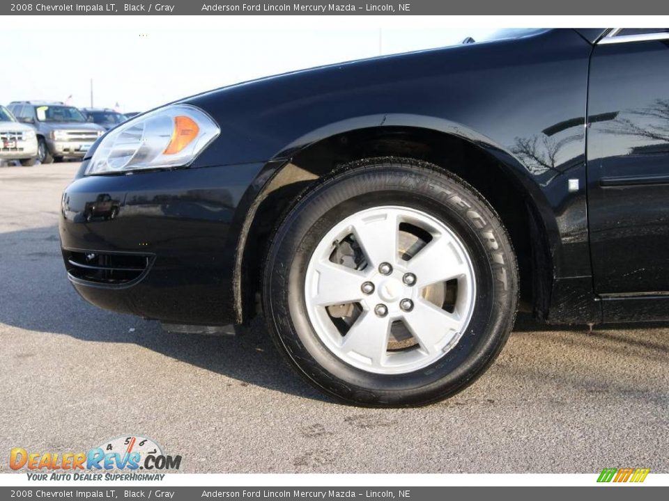 2008 Chevrolet Impala LT Black / Gray Photo #12