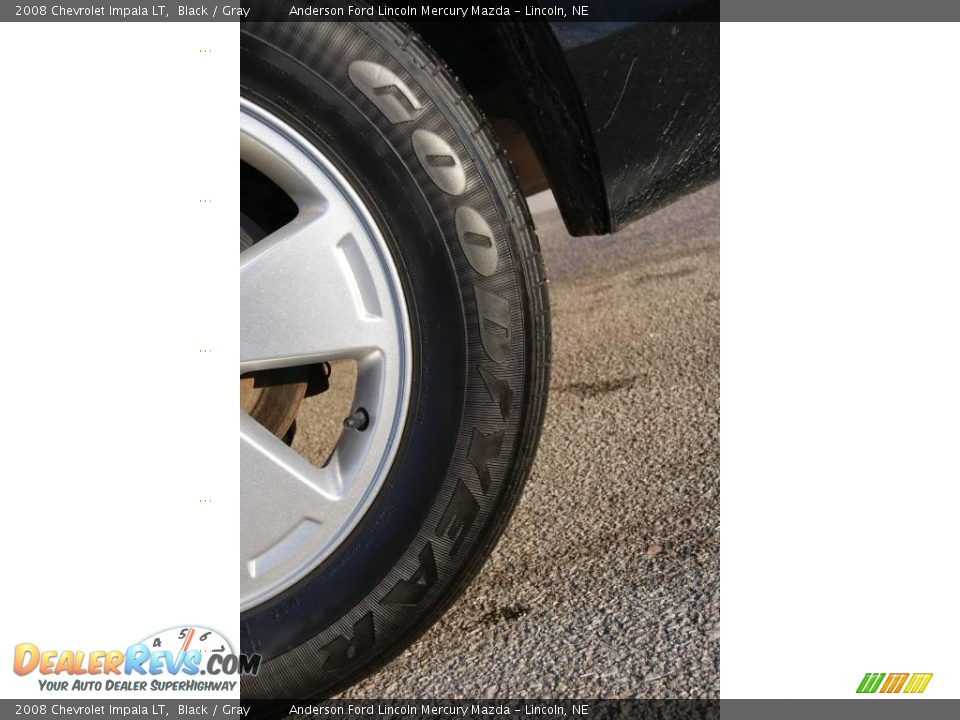 2008 Chevrolet Impala LT Black / Gray Photo #14