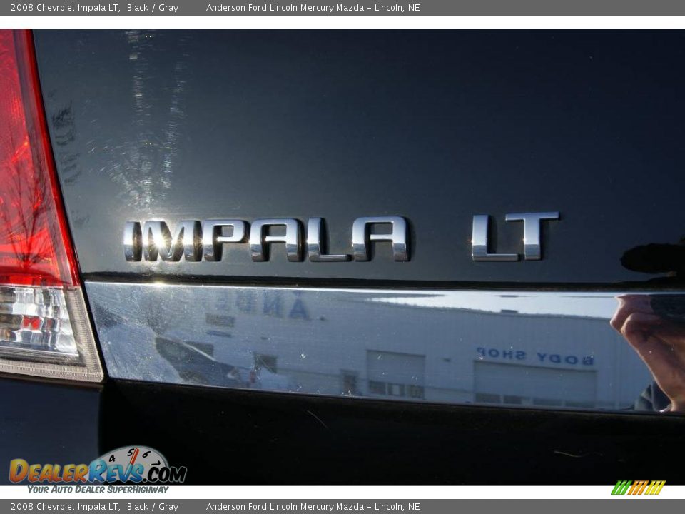 2008 Chevrolet Impala LT Black / Gray Photo #28