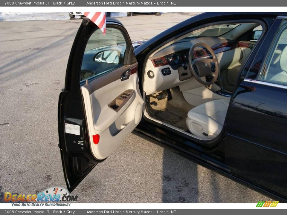 2008 Chevrolet Impala LT Black / Gray Photo #31