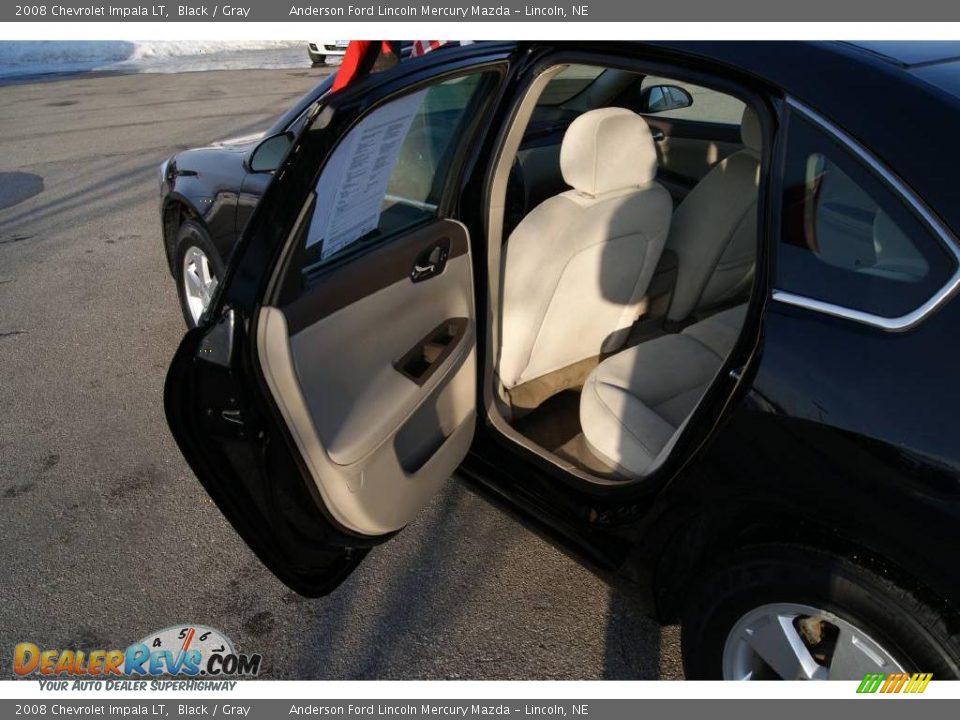 2008 Chevrolet Impala LT Black / Gray Photo #32