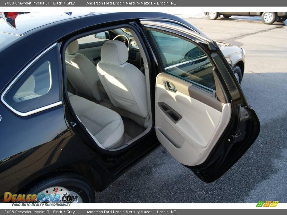 2008 Chevrolet Impala LT Black / Gray Photo #33