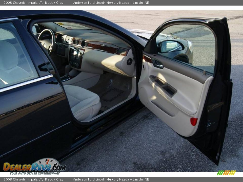 2008 Chevrolet Impala LT Black / Gray Photo #34