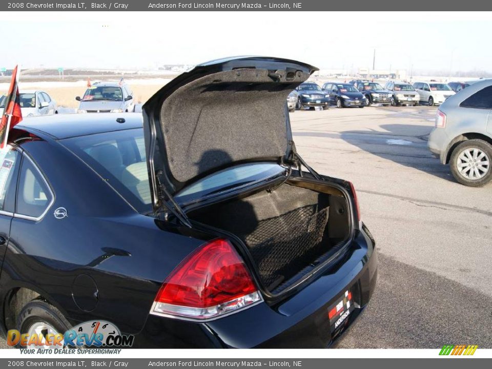 2008 Chevrolet Impala LT Black / Gray Photo #35