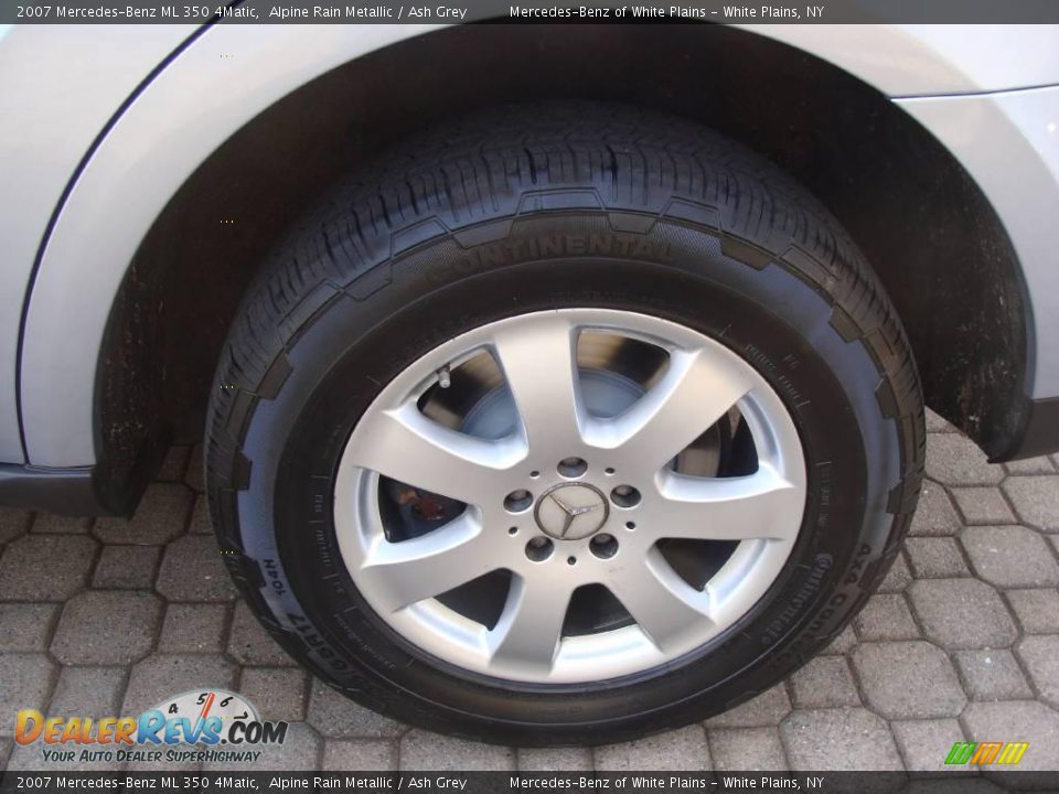 2007 Mercedes-Benz ML 350 4Matic Alpine Rain Metallic / Ash Grey Photo #7