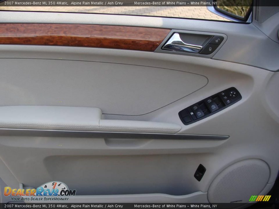 2007 Mercedes-Benz ML 350 4Matic Alpine Rain Metallic / Ash Grey Photo #8