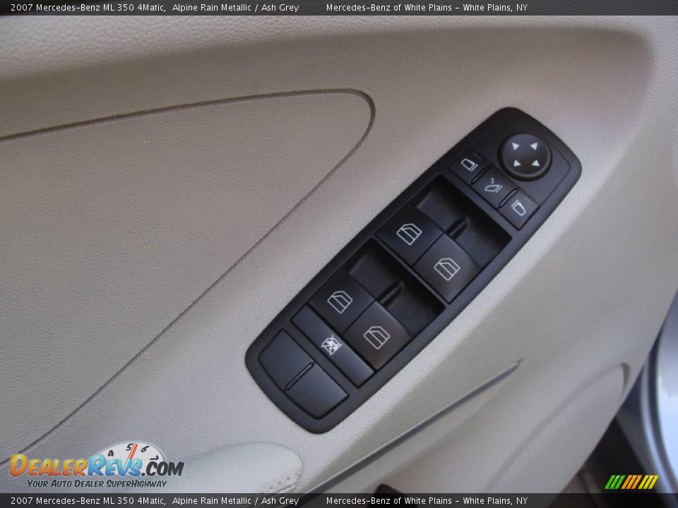 2007 Mercedes-Benz ML 350 4Matic Alpine Rain Metallic / Ash Grey Photo #9