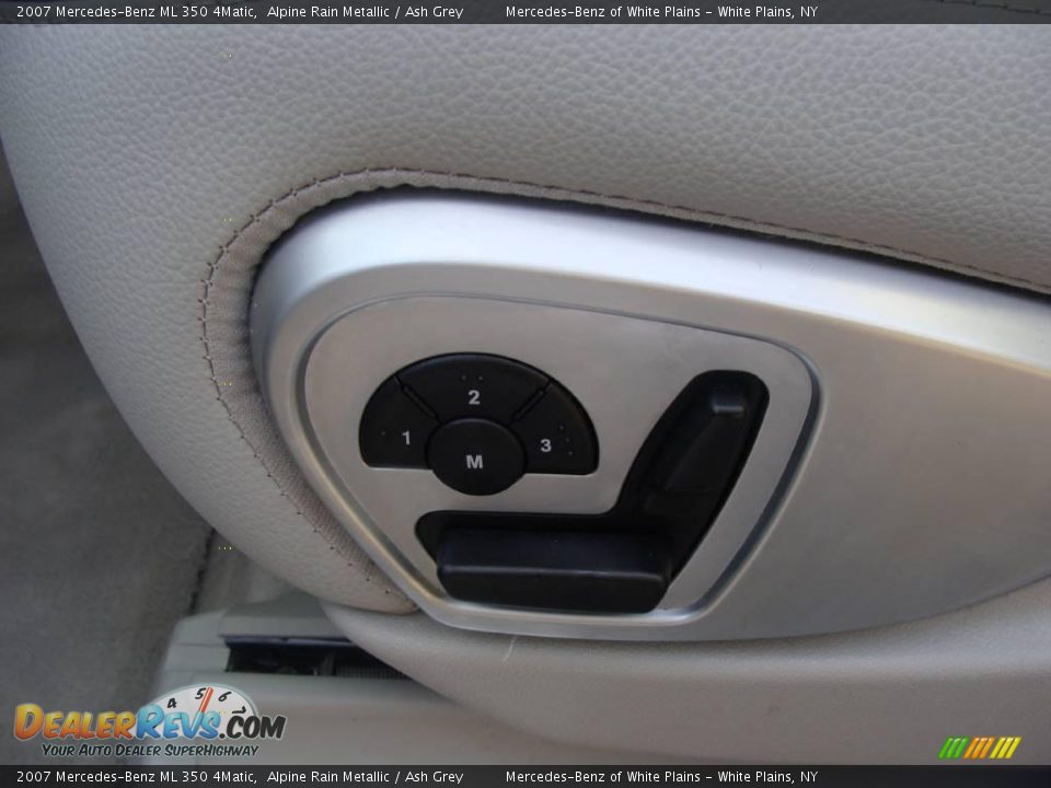 2007 Mercedes-Benz ML 350 4Matic Alpine Rain Metallic / Ash Grey Photo #12