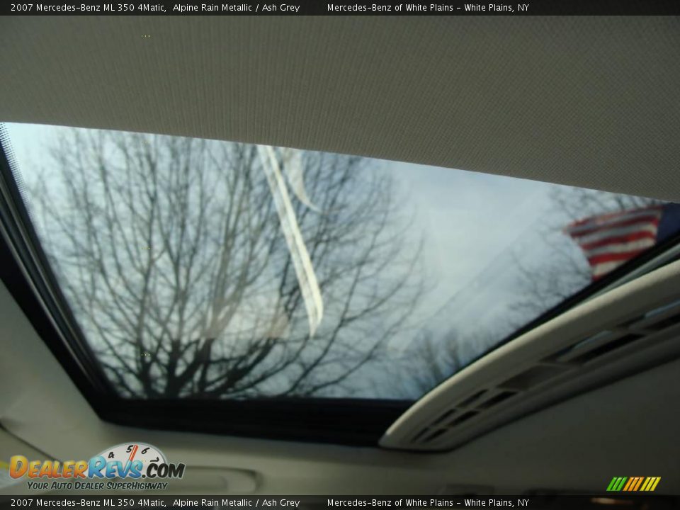 2007 Mercedes-Benz ML 350 4Matic Alpine Rain Metallic / Ash Grey Photo #13
