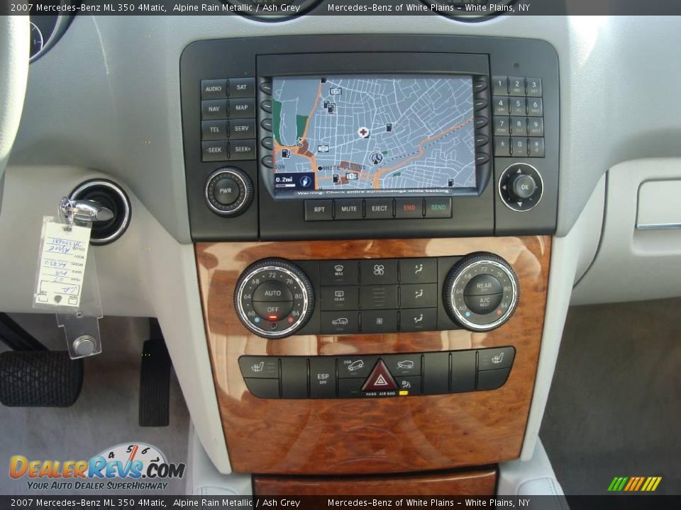 2007 Mercedes-Benz ML 350 4Matic Alpine Rain Metallic / Ash Grey Photo #19