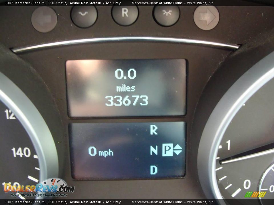 2007 Mercedes-Benz ML 350 4Matic Alpine Rain Metallic / Ash Grey Photo #20