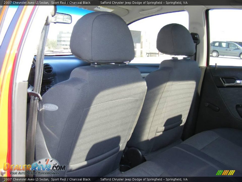 2007 Chevrolet Aveo LS Sedan Sport Red / Charcoal Black Photo #15
