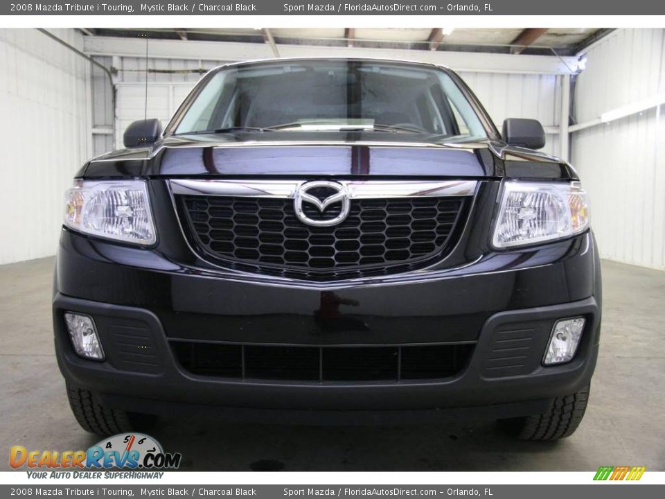 2008 Mazda Tribute i Touring Mystic Black / Charcoal Black Photo #3