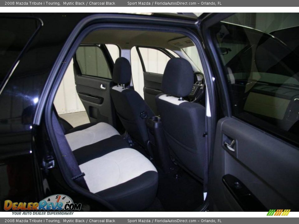 2008 Mazda Tribute i Touring Mystic Black / Charcoal Black Photo #10