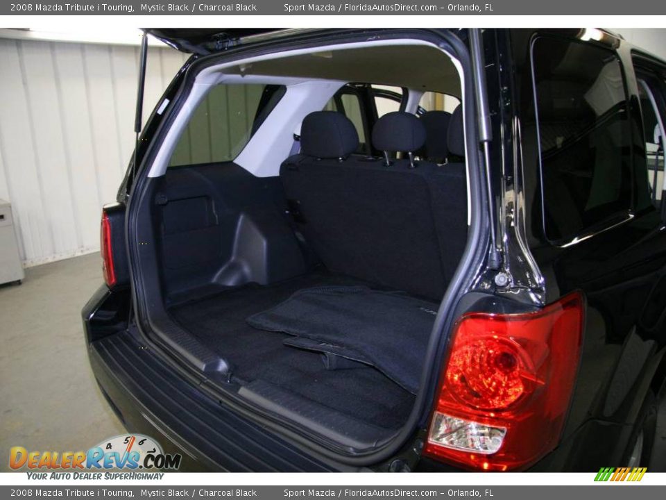 2008 Mazda Tribute i Touring Mystic Black / Charcoal Black Photo #11