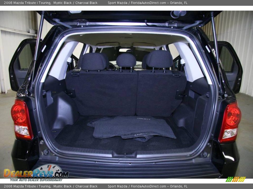 2008 Mazda Tribute i Touring Mystic Black / Charcoal Black Photo #12