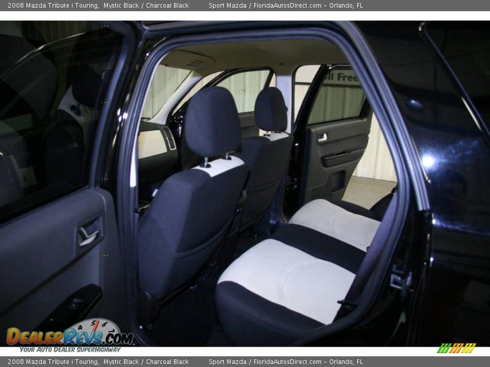 2008 Mazda Tribute i Touring Mystic Black / Charcoal Black Photo #13