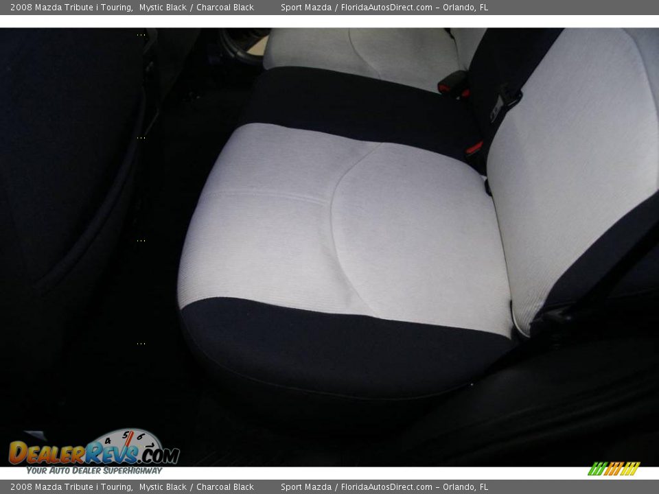 2008 Mazda Tribute i Touring Mystic Black / Charcoal Black Photo #17