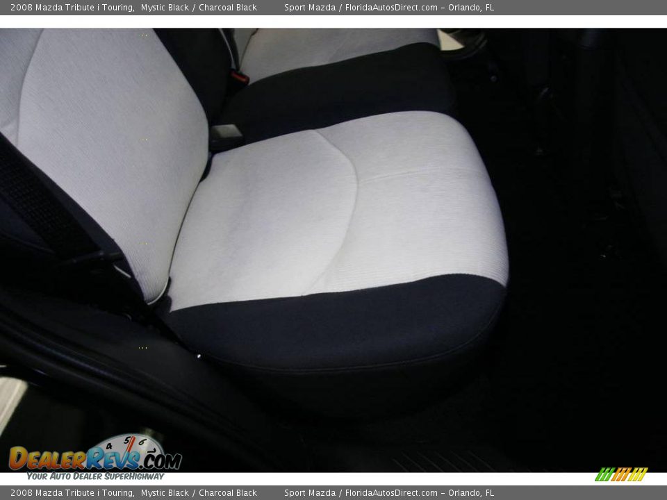 2008 Mazda Tribute i Touring Mystic Black / Charcoal Black Photo #18