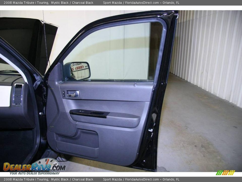 2008 Mazda Tribute i Touring Mystic Black / Charcoal Black Photo #20