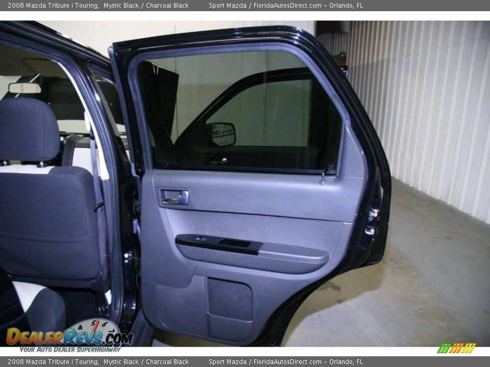 2008 Mazda Tribute i Touring Mystic Black / Charcoal Black Photo #22
