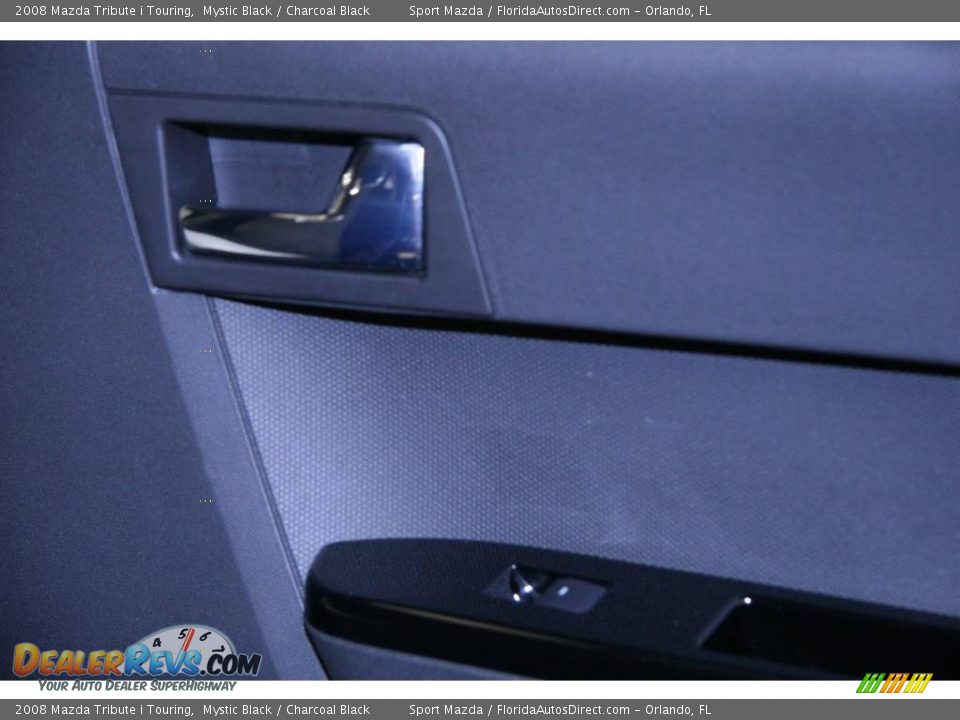 2008 Mazda Tribute i Touring Mystic Black / Charcoal Black Photo #23