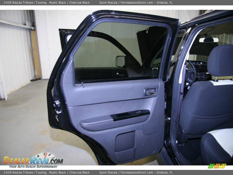 2008 Mazda Tribute i Touring Mystic Black / Charcoal Black Photo #24