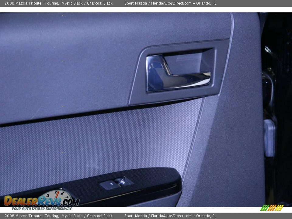 2008 Mazda Tribute i Touring Mystic Black / Charcoal Black Photo #25