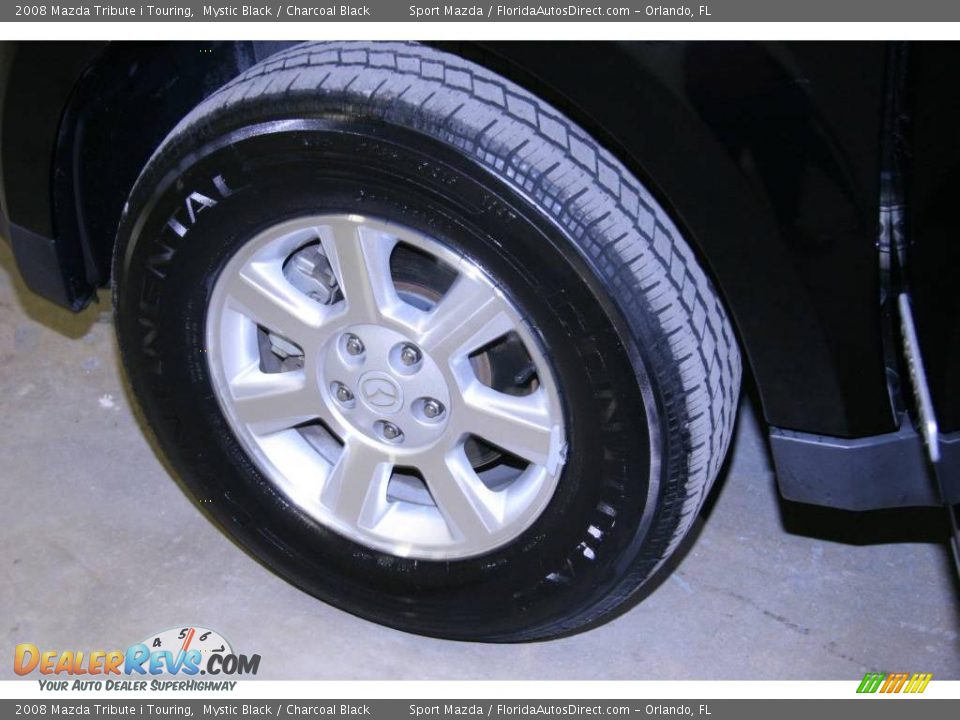 2008 Mazda Tribute i Touring Mystic Black / Charcoal Black Photo #28