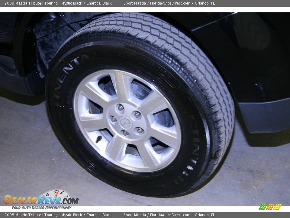 2008 Mazda Tribute i Touring Mystic Black / Charcoal Black Photo #29