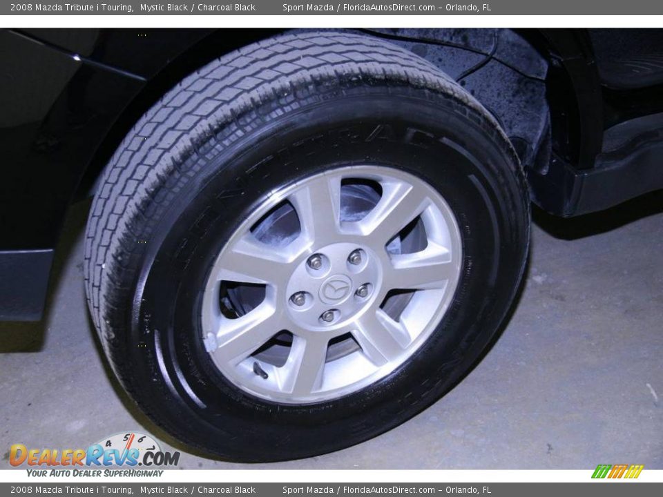 2008 Mazda Tribute i Touring Mystic Black / Charcoal Black Photo #30