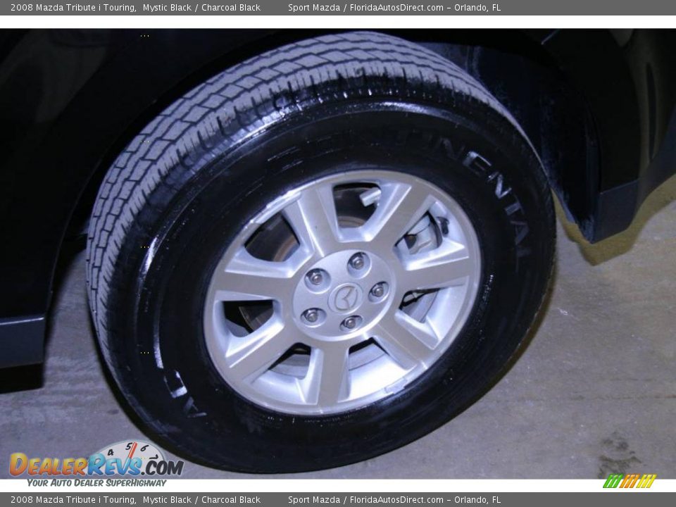 2008 Mazda Tribute i Touring Mystic Black / Charcoal Black Photo #31