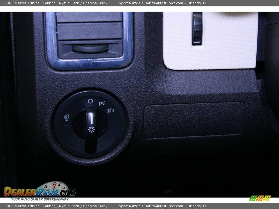 2008 Mazda Tribute i Touring Mystic Black / Charcoal Black Photo #35