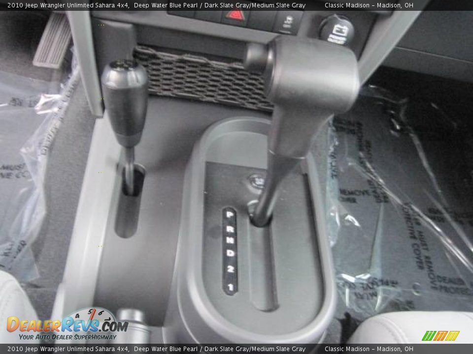 2010 Jeep Wrangler Unlimited Sahara 4x4 Deep Water Blue Pearl / Dark Slate Gray/Medium Slate Gray Photo #9