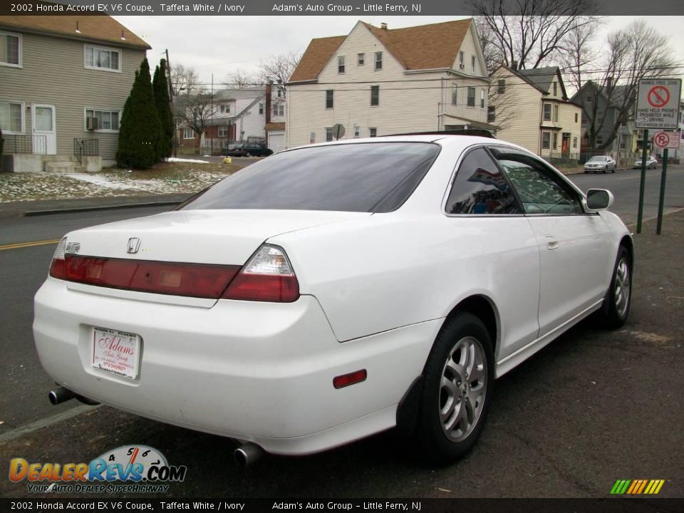 2002 Honda Accord EX V6 Coupe Taffeta White / Ivory Photo #7