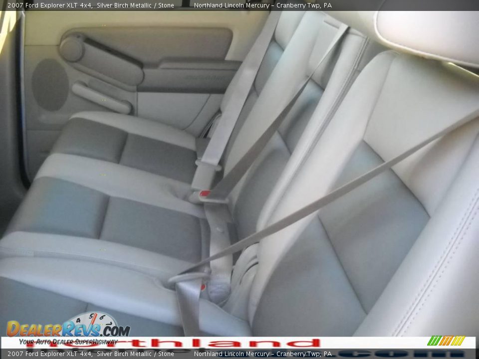 2007 Ford Explorer XLT 4x4 Silver Birch Metallic / Stone Photo #11